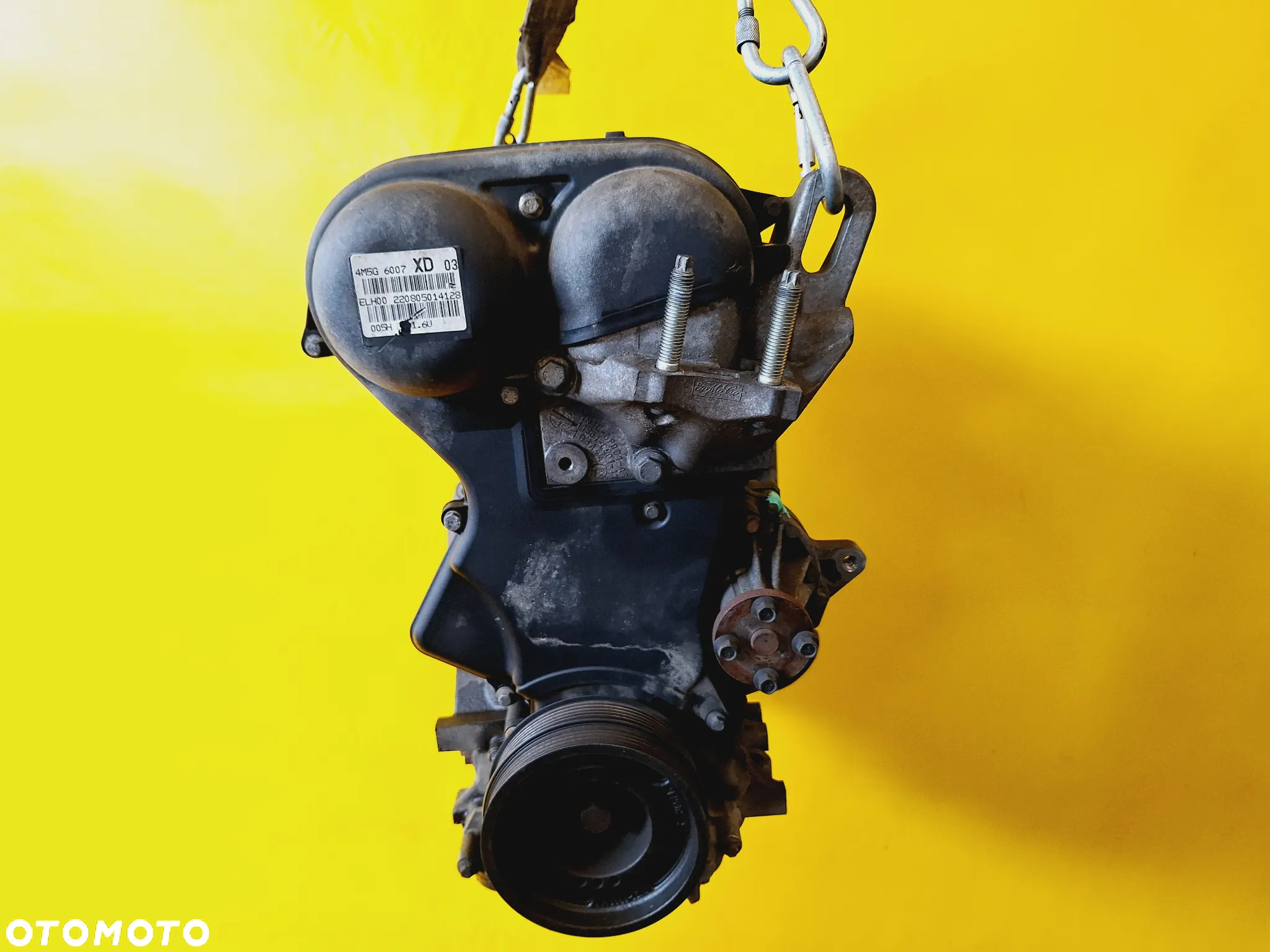 SILNIK FORD FOCUS MK2 1.6 16V 73KW 100KM KOD SILNIKA: HWDA PRZEBIEG: 148890 KM NR38 - 4
