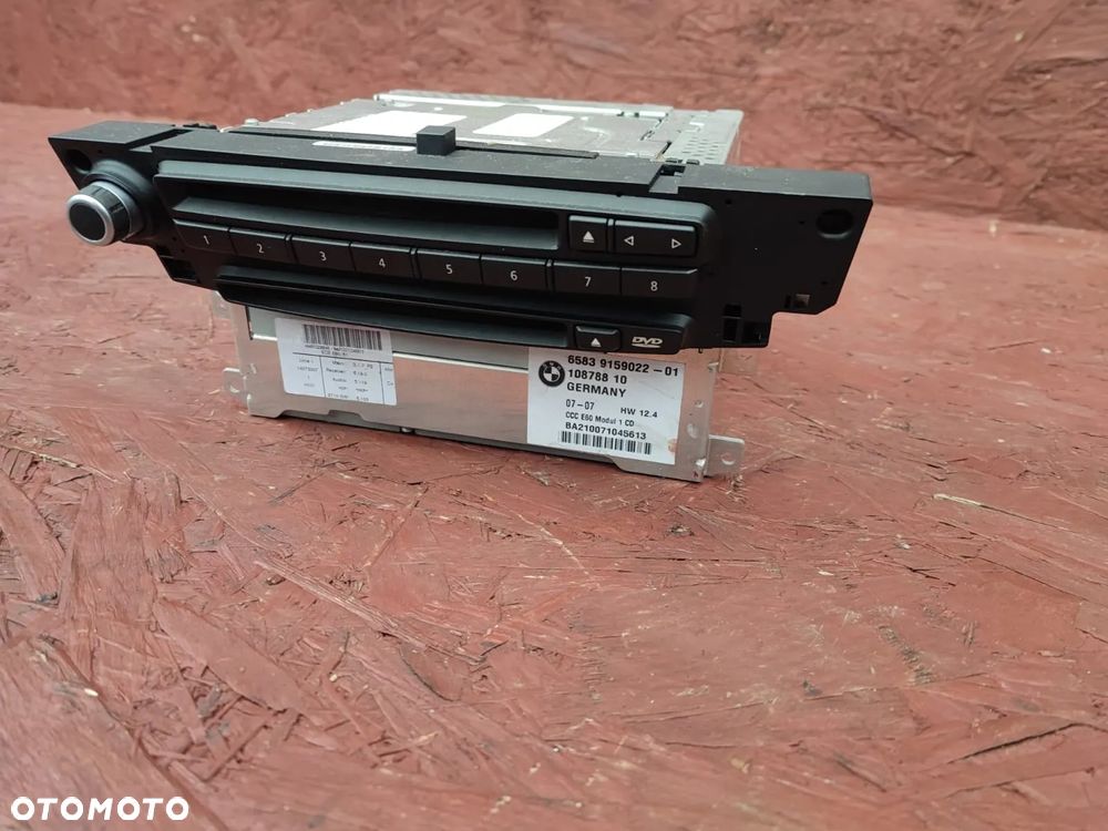 BMW E60 / E60 LCI / E61 / E61 LCI / E63 / E63 LCI / E64 / E64 LCI, ORYGINALNA NAWIGACJA CCC / RADIO CD O NR. 9 159 022 / 9 191 554 OEM. W STANIE BDB. 100% SPRAWNA. - 3