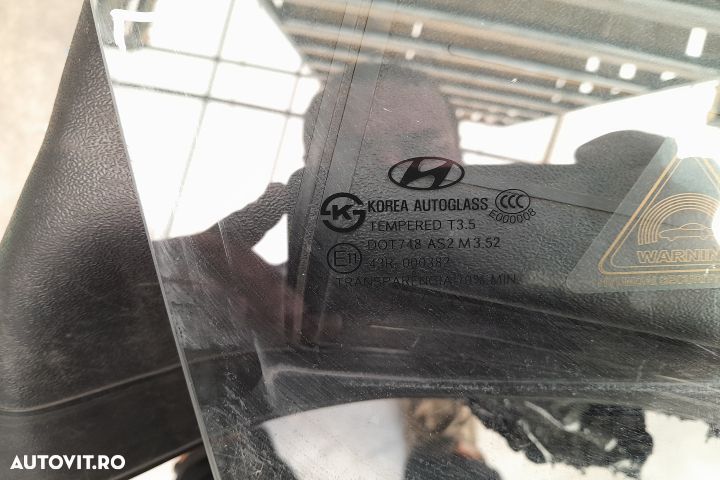 Geam usa fata dreapta 43R-000382 43R-000382 Hyundai Santa Fe CM [2006 - 4