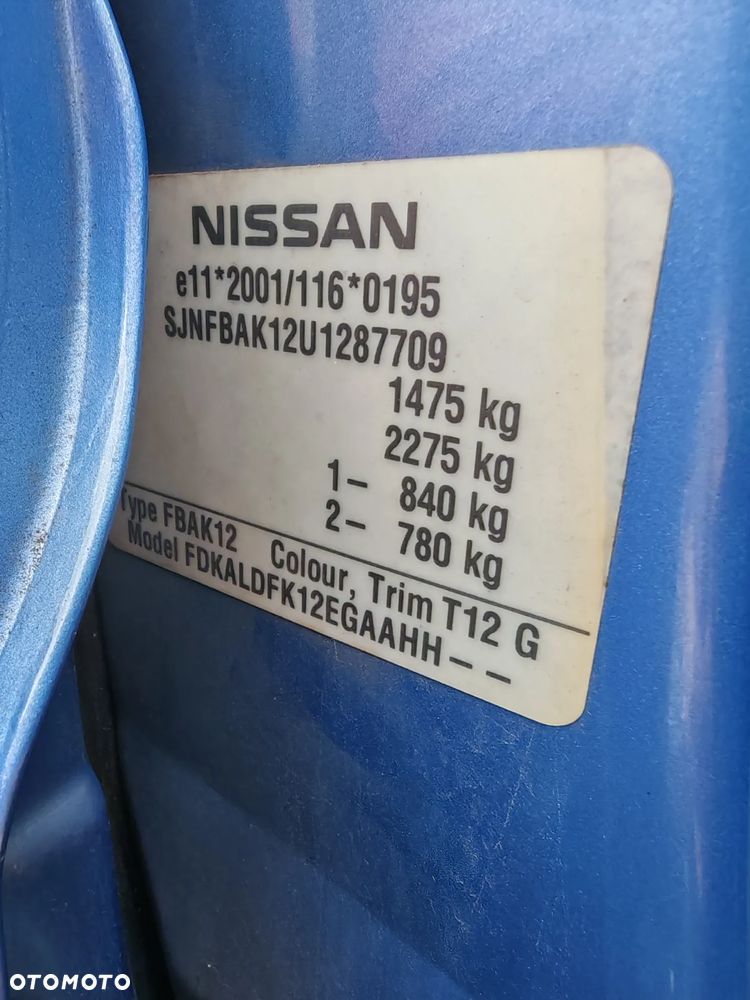 Błotniki Nissan Micra K12 T12g 5d - 3