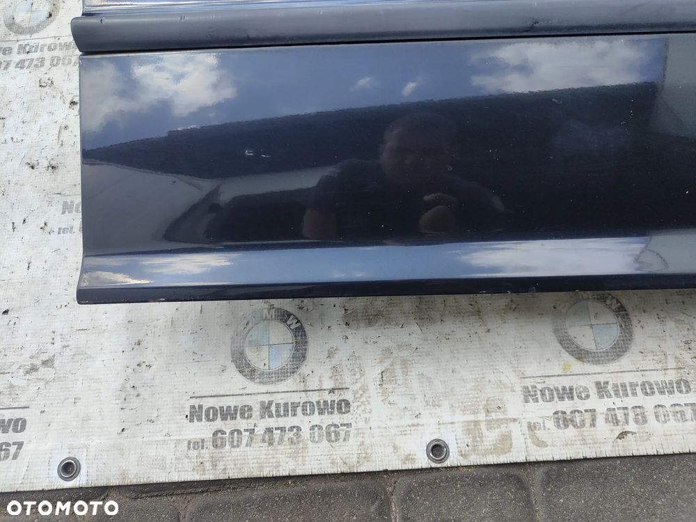 BMW E46 Sedan Kombi Drzwi prawe przednie przód Cosmosschwarz 303/9 - 5