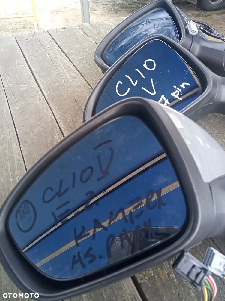 Lusterko Renault Clio V 5 lewe różne funkcje 7 pin 9+4 pin 10+4 kamera asystent - 7