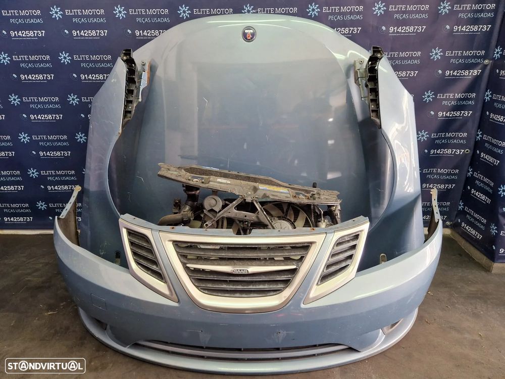 Frente completa usada SAAB 93 RESTYLE FACELIFT 1.9 TID capot parachoques oticas guarda lamas radiador 9-3 - 6
