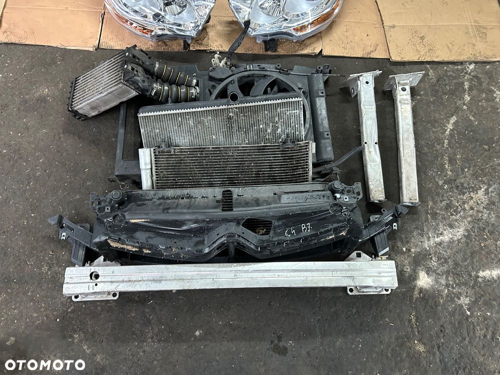 Citroen C4 II B7 maska błotniki lampy pas przedni kompletny chłodnice belka KTV - 2