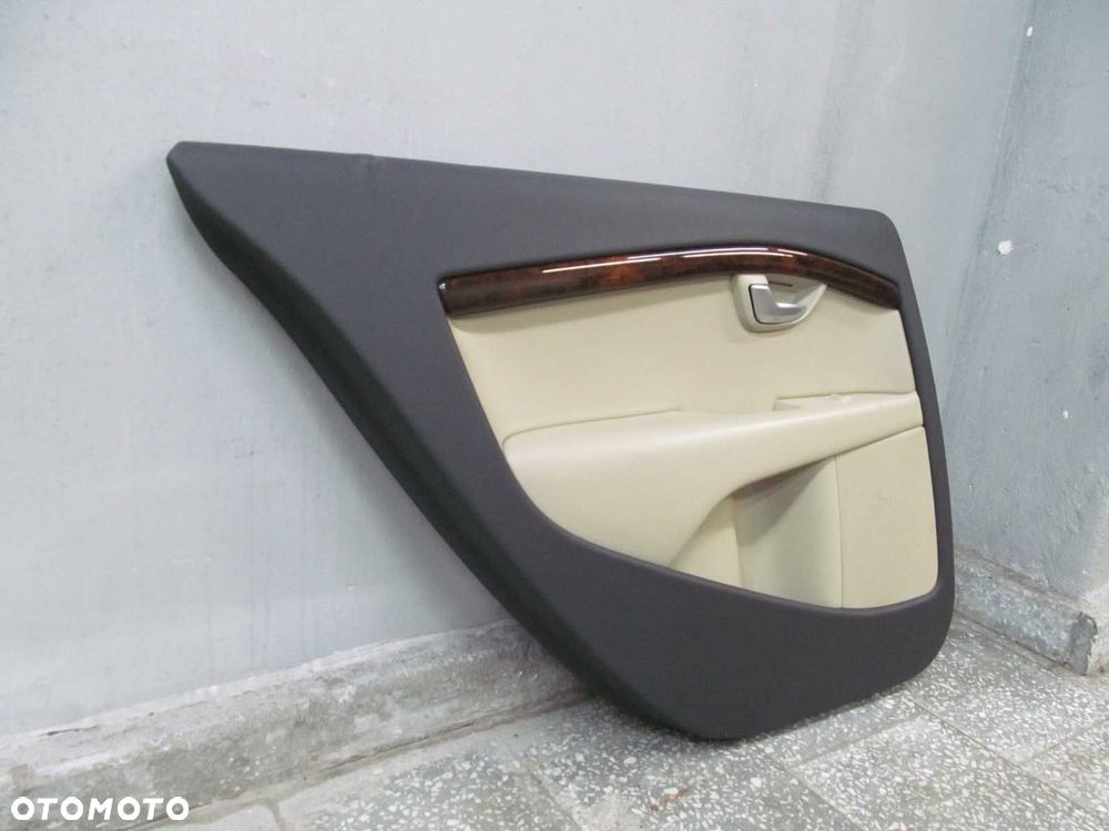 VOLVO S80 II V70 06-13 TAPICERKA BOCZEK DRZWI SKORA TYL LEWY 8686854 - 3