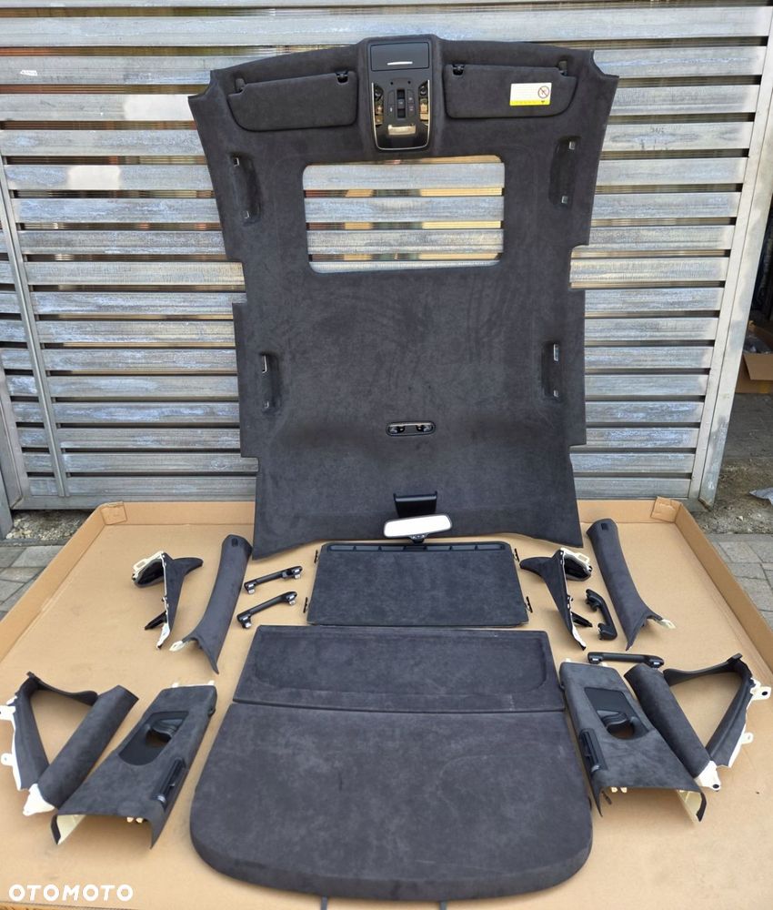 A7 S7 RS7 C7 4G LIFT LY9T PODSUFITKA ALCANTARA DASZKI SŁUPKI LAMPKI KOMPLET - 1