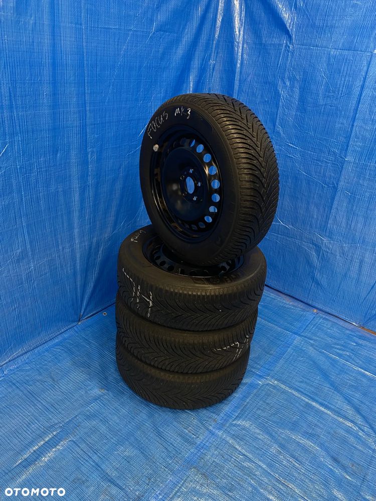 KOŁA KOŁO FELGA STALOWE 6,5J 16" 5X108; 63,4mm ET50 KOMPLET  OPONY KLEBER 7,1mm   FORD Focus, C-Max, Fiesta, Galaxy, Kuga, Mondeo, S-Max VOLVO V40 V60 V70  ITP. - 5