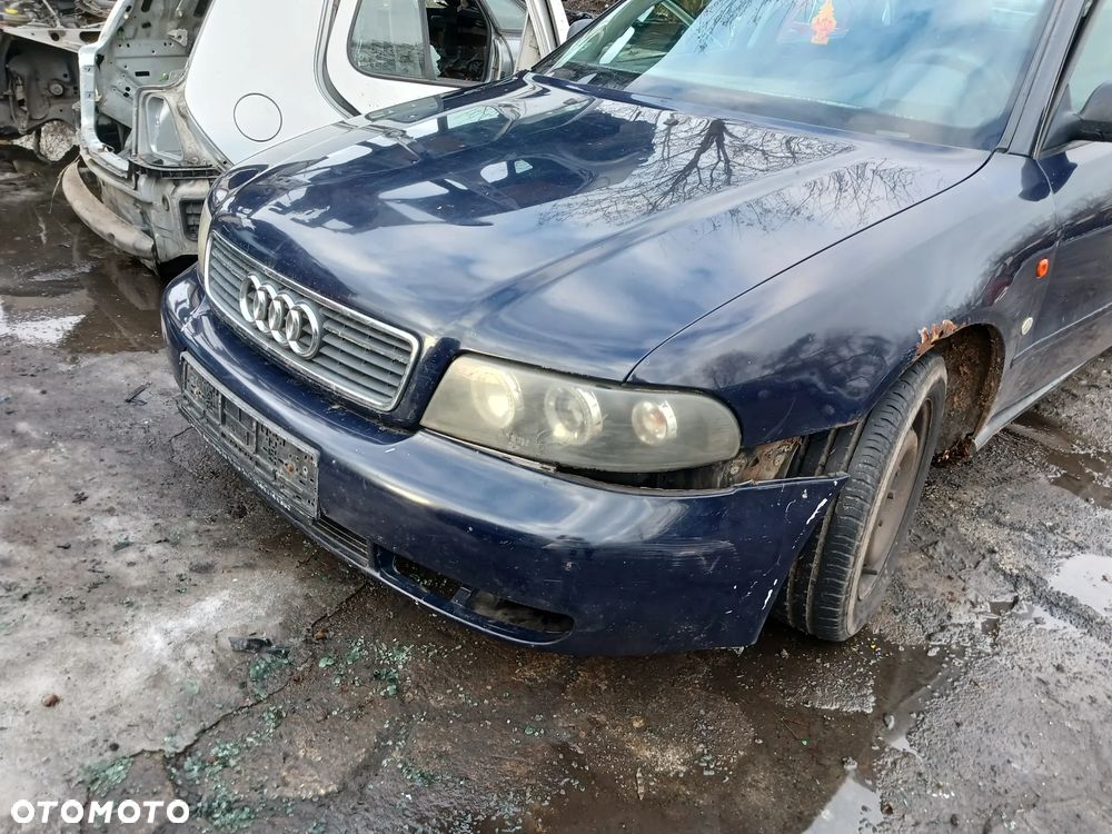 Przód kompletny audi a4 b5 lakier LY5L Maska Grill Zderzak Lamy Pas przedni wzmocnienie chłodnice komplet do złożenia - 3