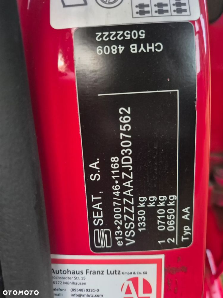 Seat Mii 1.0 Ecomotive Edition Red - 17