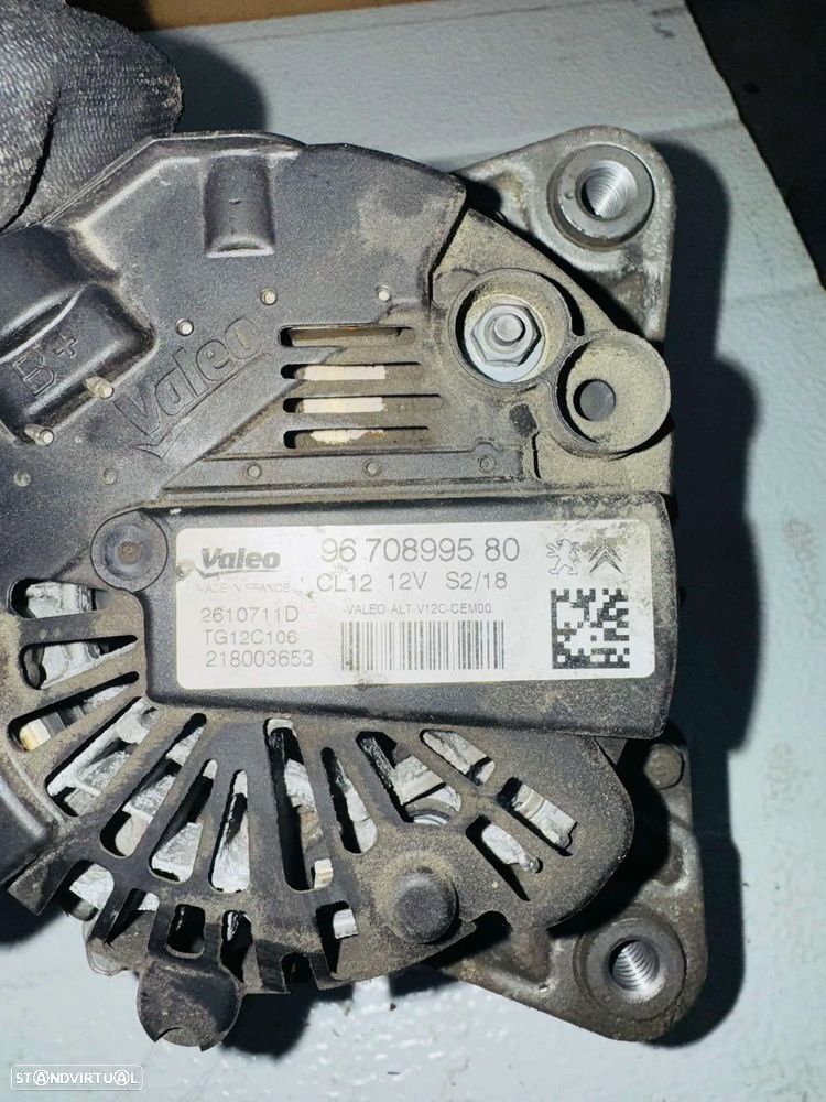Alternador Peugeot 208 / Peugeot 3008 1.2 Turbo Gasolina - 2009 / 2023 - 3