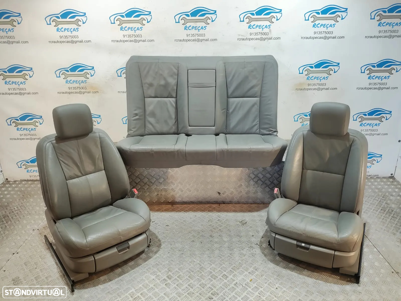 Conjunto Bancos em Pele Elétricos Mercedes Class S W221 - 13