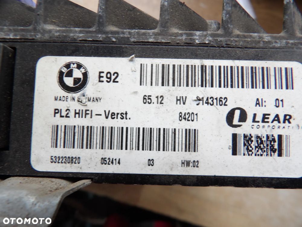 BMW - E60 - WZMACNIACZ AUDIO - DEMONTAŻ - EUROPA - 9143162 - 2