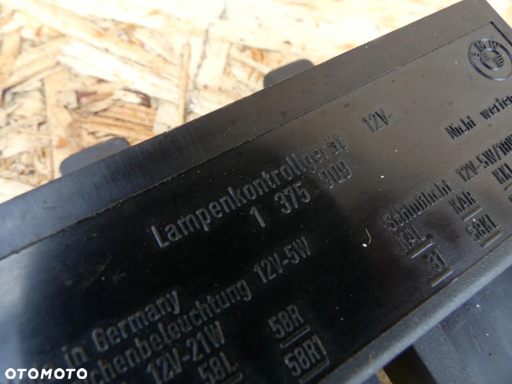 BMW E24 MODUŁ SWIATEŁ  1375909 - 3