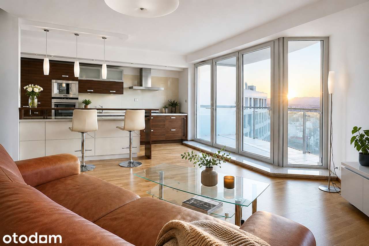 Mieszkanie z widokiem | 13 piętrze w | Salwator Tower | 85m2