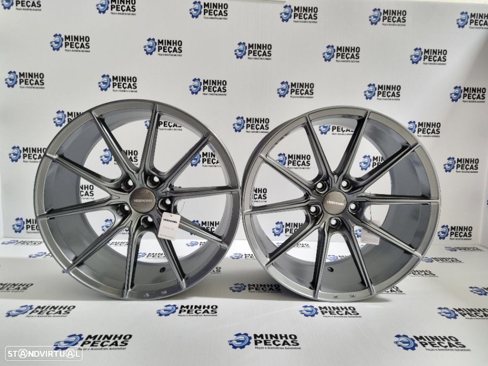 Jantes Veemann (V-FS48) em 19" (5x120) GunMetal - 1