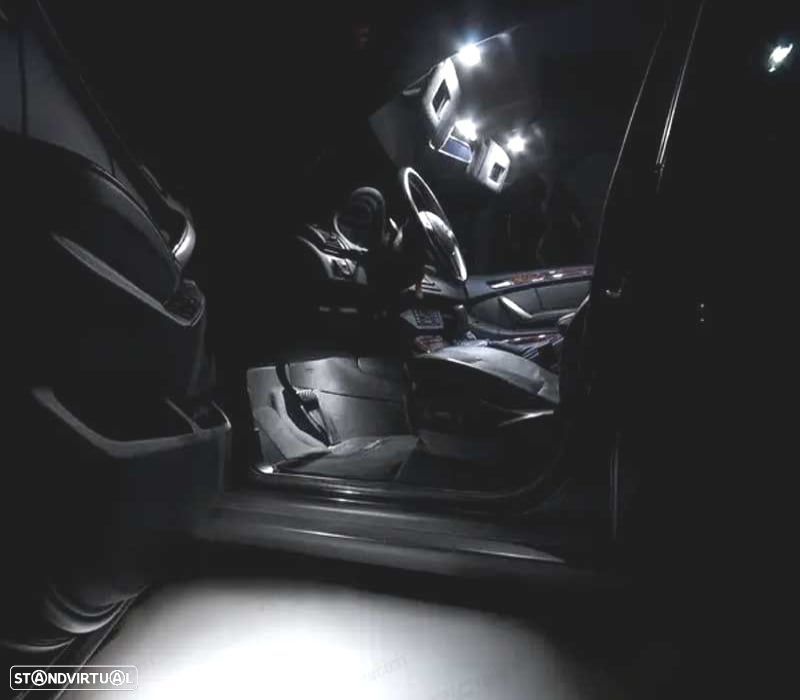 KIT COMPLETO DE 17 LÂMPADAS LED INTERIOR PARA AUDI A6 S6 C4 SEDAN 1994 -1997 - 2