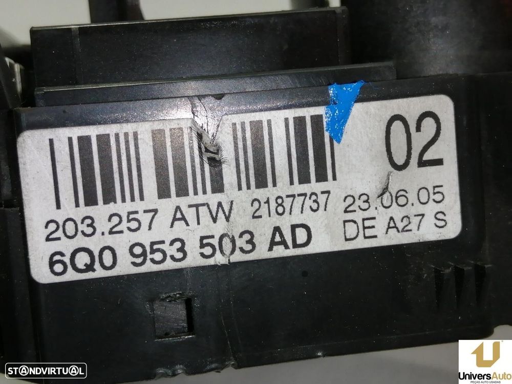 COMANDO MULTIFUNÇÕES VOLKSWAGEN POLO 2005 -6Q0953503AD - 3