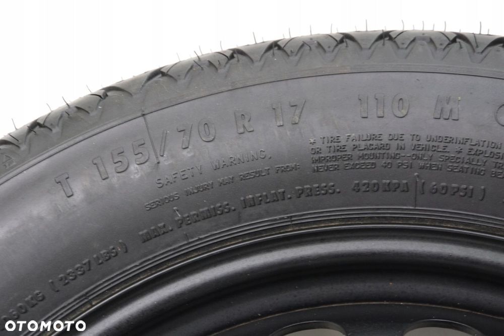 KOŁO DOJAZDOWE R17 MERCEDES W211 W212 W219 ZESTAW -30 - 4