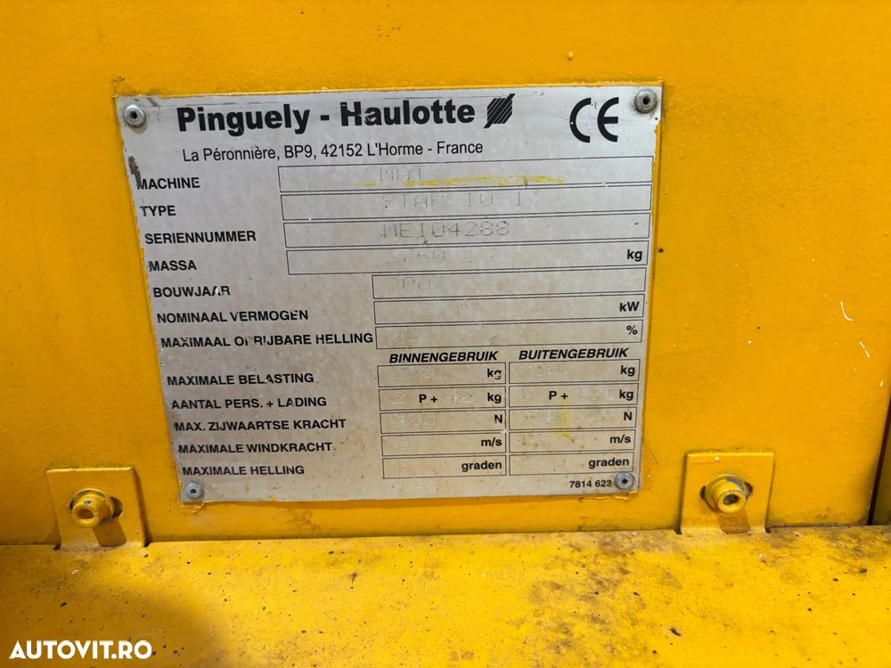 Haulotte Star10 - nacela telescopica (A212) - 2