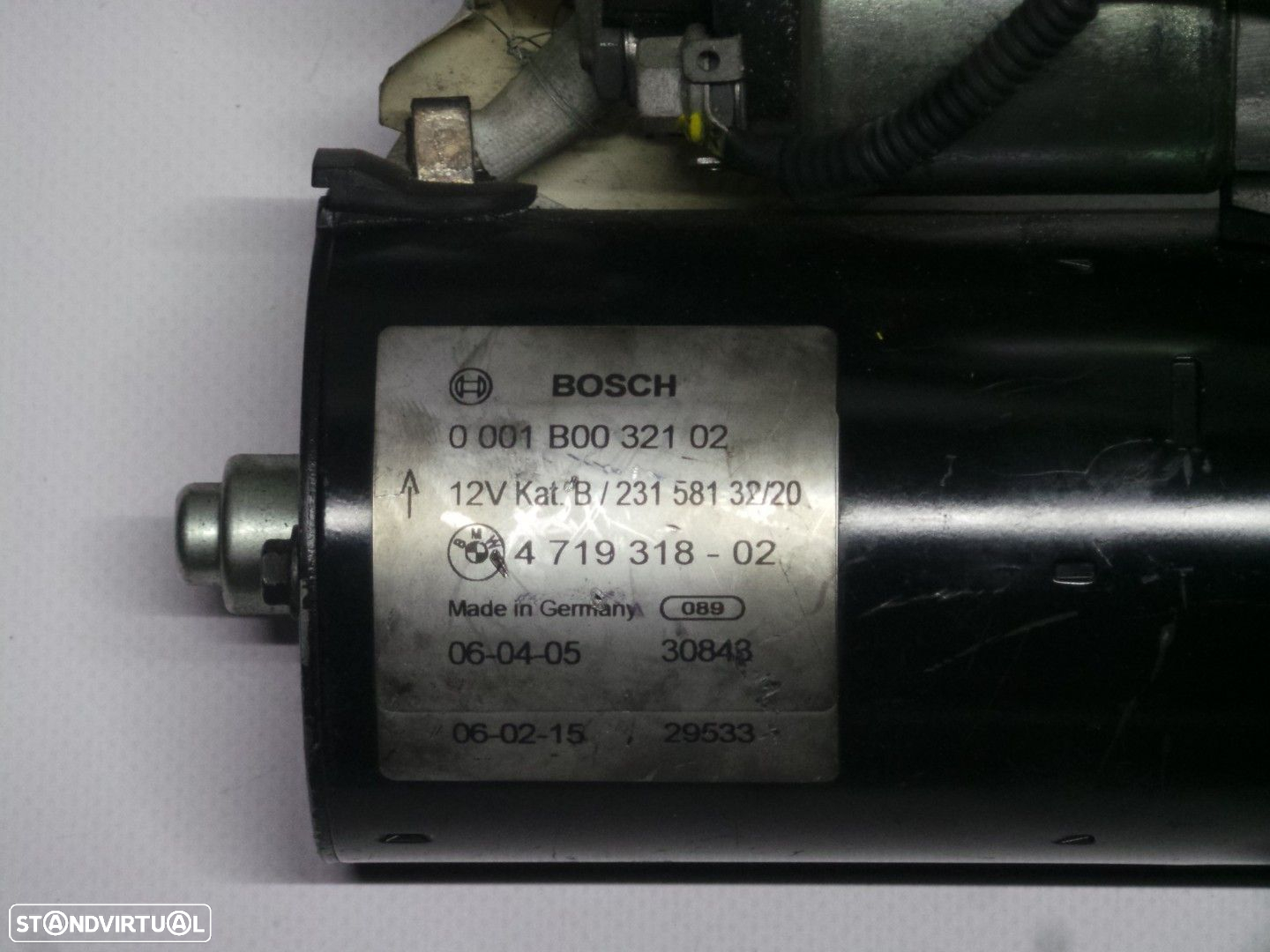 Motor de arranque Seminovo/ Original BMW X3 (E83) 12414719318 - 2