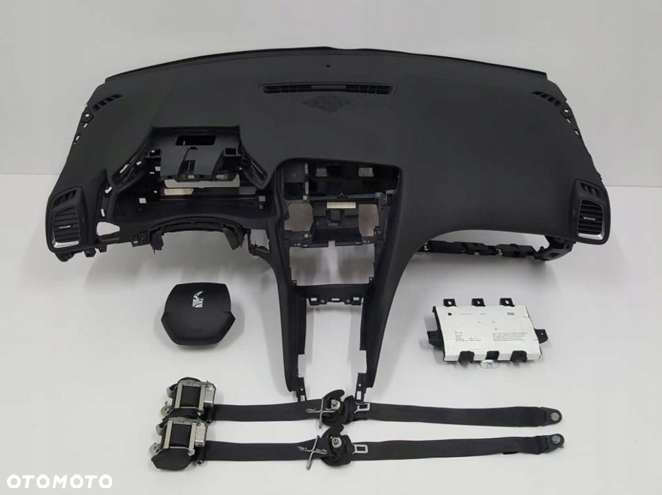 CITROEN DS5 DESKA ROZDZIELCZA KONSOLA KOKPIT PULPIT PODUSZKI AIRBAG AIR BAG PASY KIT SET - 1