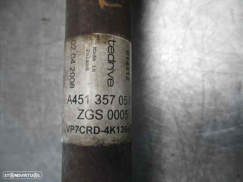 TRANSMISSÃO FRONTAL ESQUERDA SMART FORTWO COUPÉ 2008 - 4