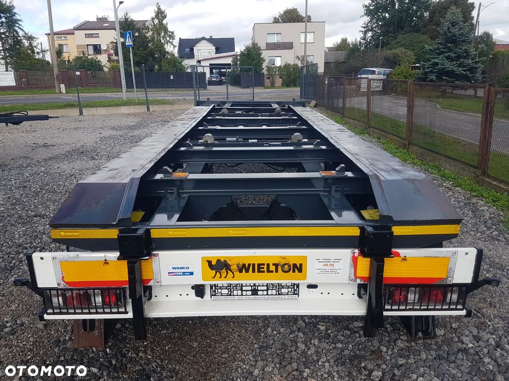 Wielton PS-2 PRZYCZEPA POD KONTENERY DO HAKOWCA 2-OSIE BLIŹNIAKI HUFFERMANN ZASŁAW SKIBICKI - 5