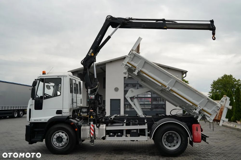 Iveco EUROCARGO 190EL32  / Wywrotka + HDS / HYDROBURTA / BORDMATIC / 3 STRONNY KIPPER - 3.5 M / EURO 6 - 2