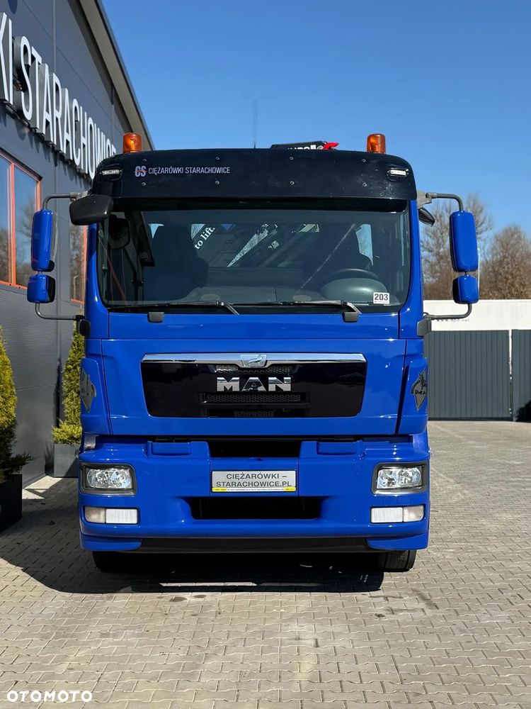 MAN TGM TGL TGS 18.250 // wywrotka // skrzynia // HDS HMF z pilotem // 4x2 // budowlanka // kiper wywrot żuraw dzwig kran crane - 9