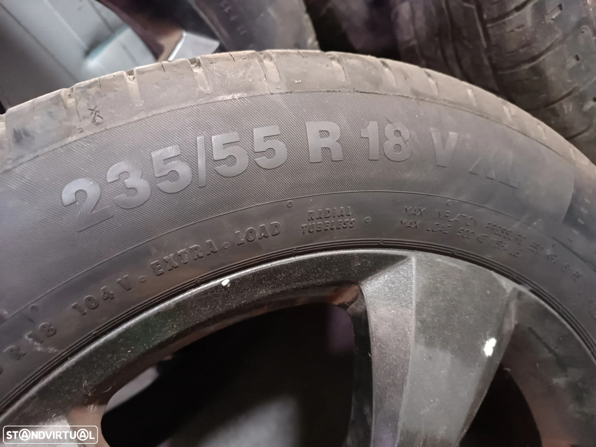 Jantes originais Chevrolet Captiva com pneus 235/55 R16 - 2