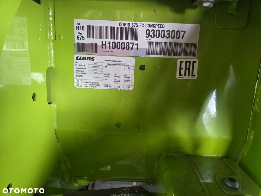Claas Corio 675 FC - 8