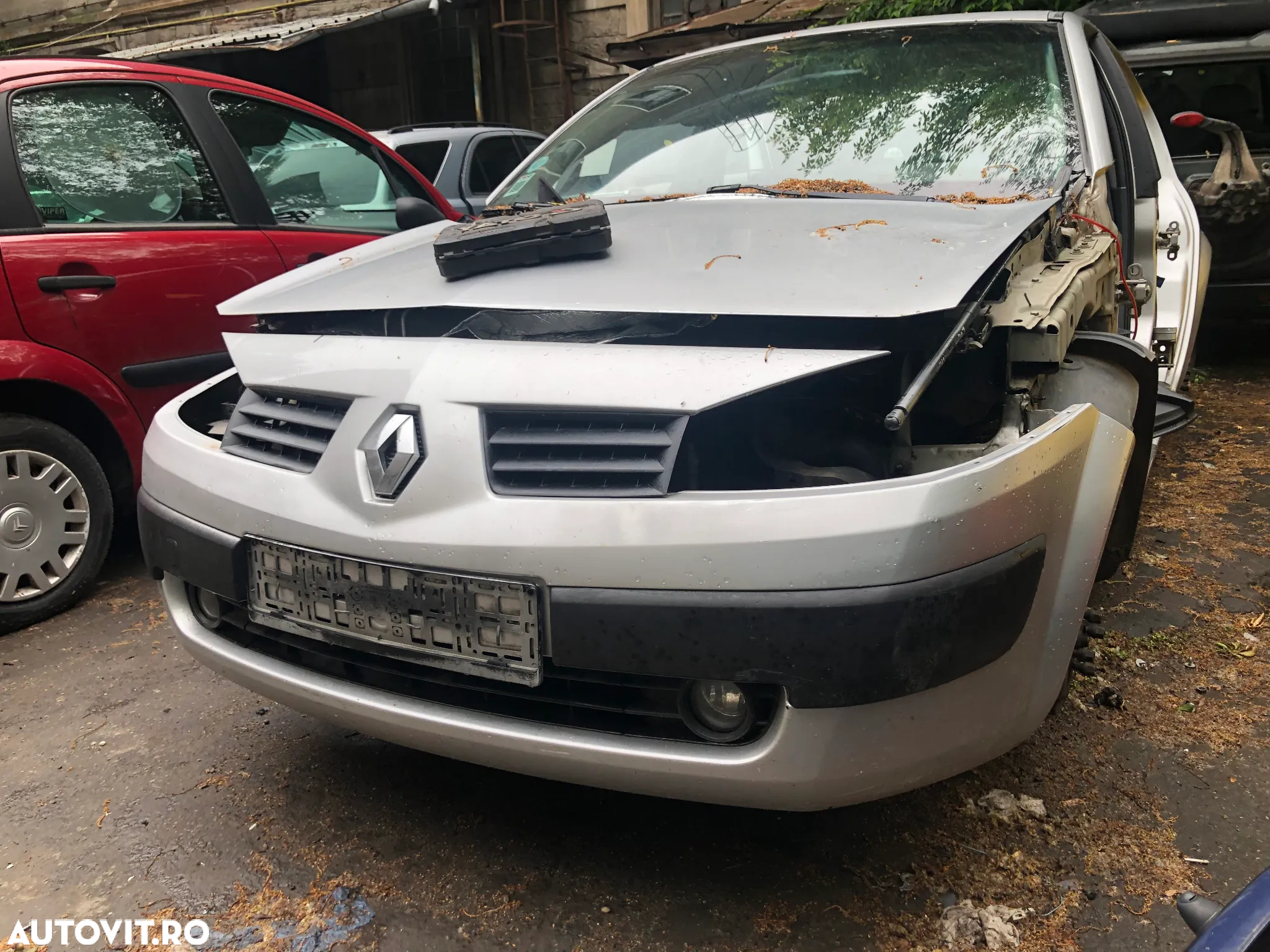 Bara fata completa Renault Megane 2 2005 gri argintiu non facelift - 13