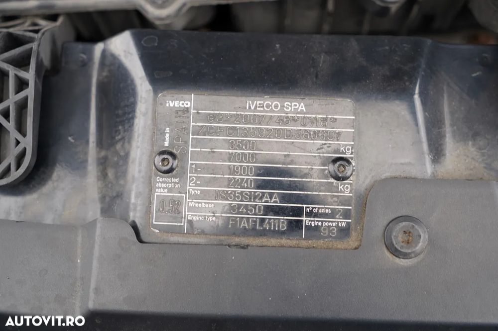 Iveco DAILY / 35-130 / HI-MATIC / FRIGIDER 3.5 M / UNITATE TRANSPORT XARIOS 350 / CAMERĂ VEDERE SPATE - 38