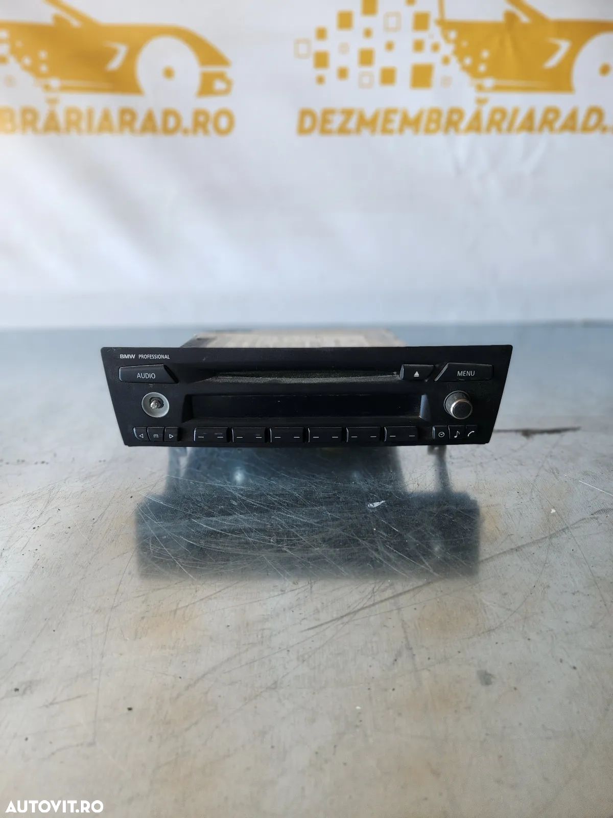 Radio Cd Bmw Professional E90 E91 E92 E93 Cod  - Dezmembrari Arad - 1
