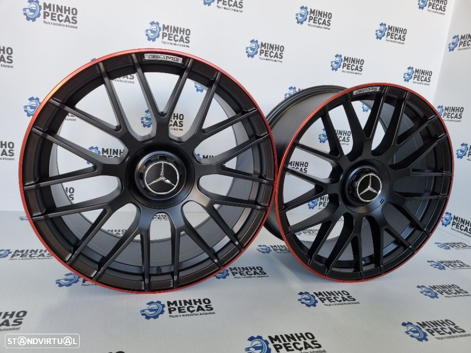 Jantes Mercedes Novo (C63S) AMG em 19 Red Line - 2