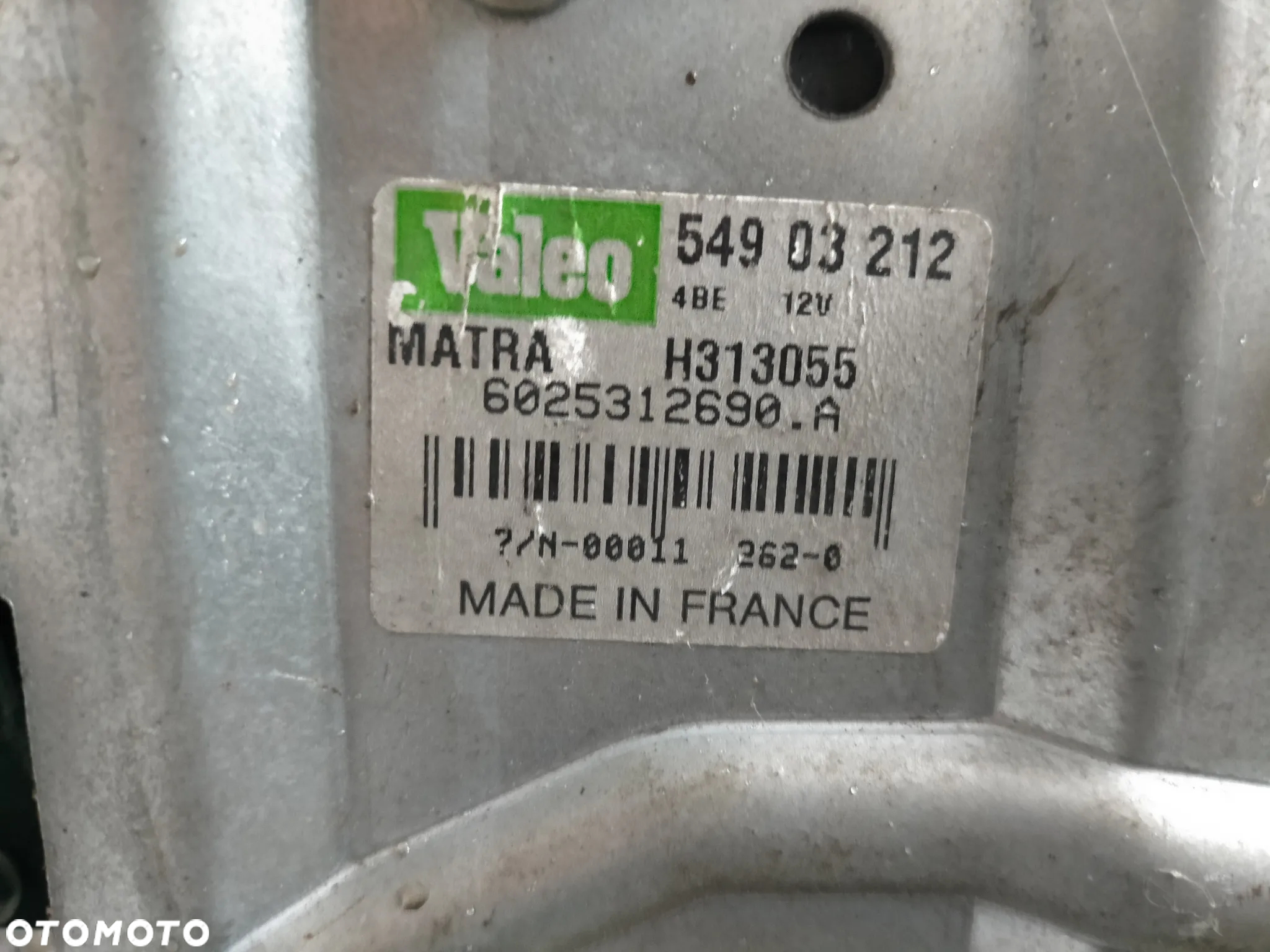 renault ESPACE III mechznizm wycieraczki tył 6025312690 b - 3
