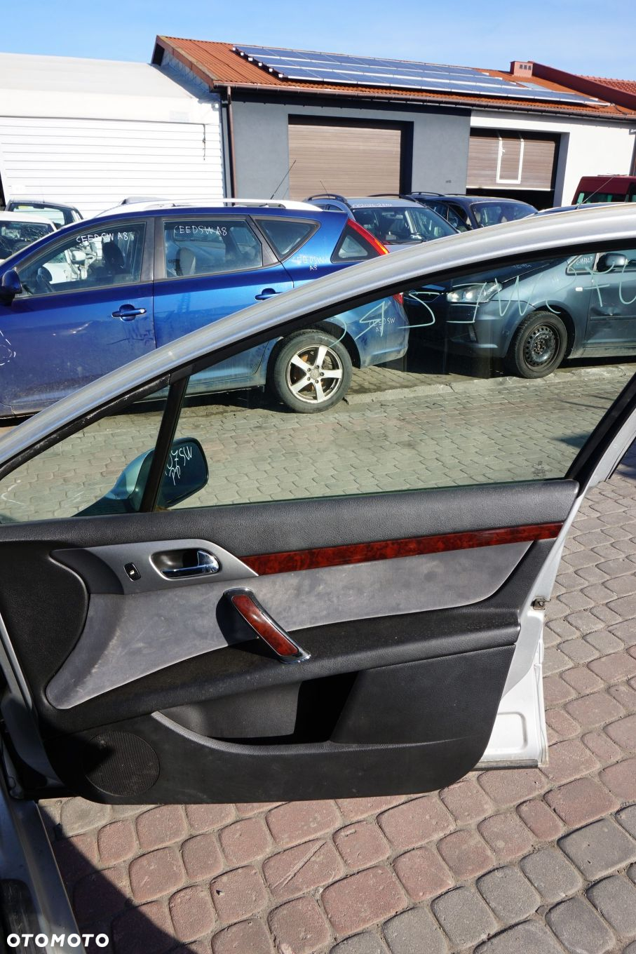 DRZWI PRZEDNIE PRAWE 407 SW KOMBI EZRC  SREBRNY PEUGEOT 2004-2007 - 8