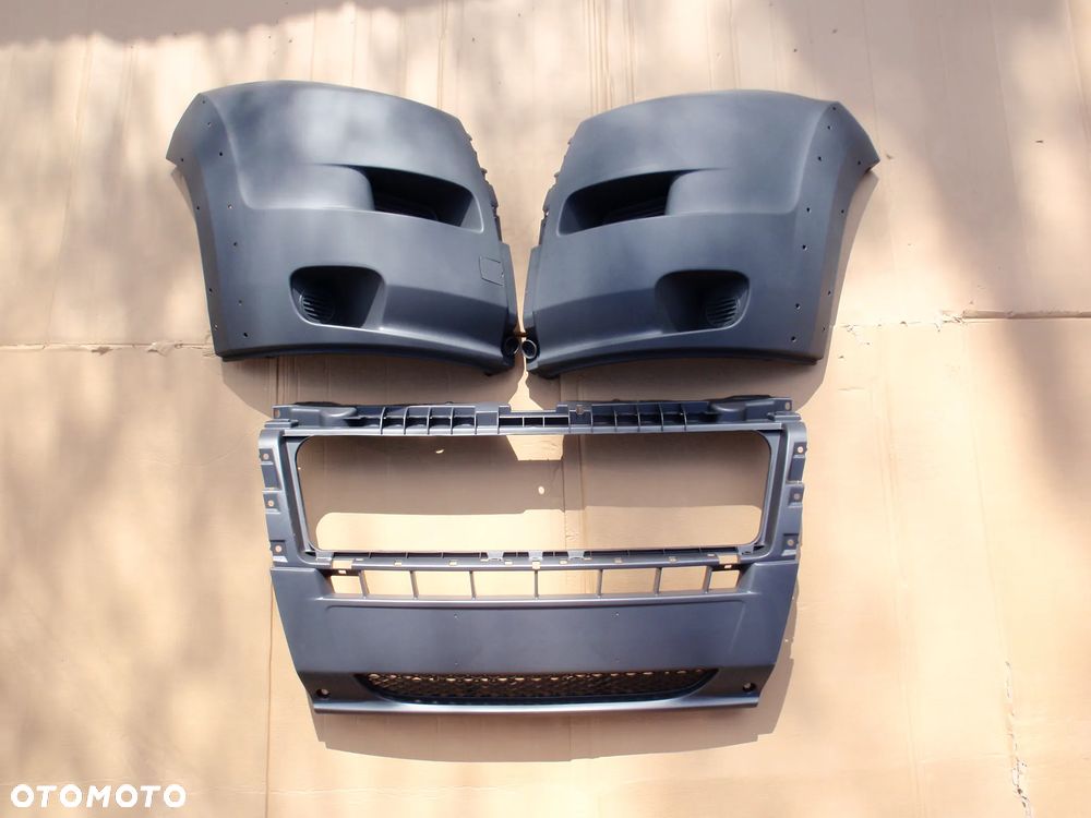DUCATO BOXER JUMPER 06-14 ZDERZAK PRZEDNI PRAWY SRODEK LEWY NAKLADKA NOWY 16 - 1