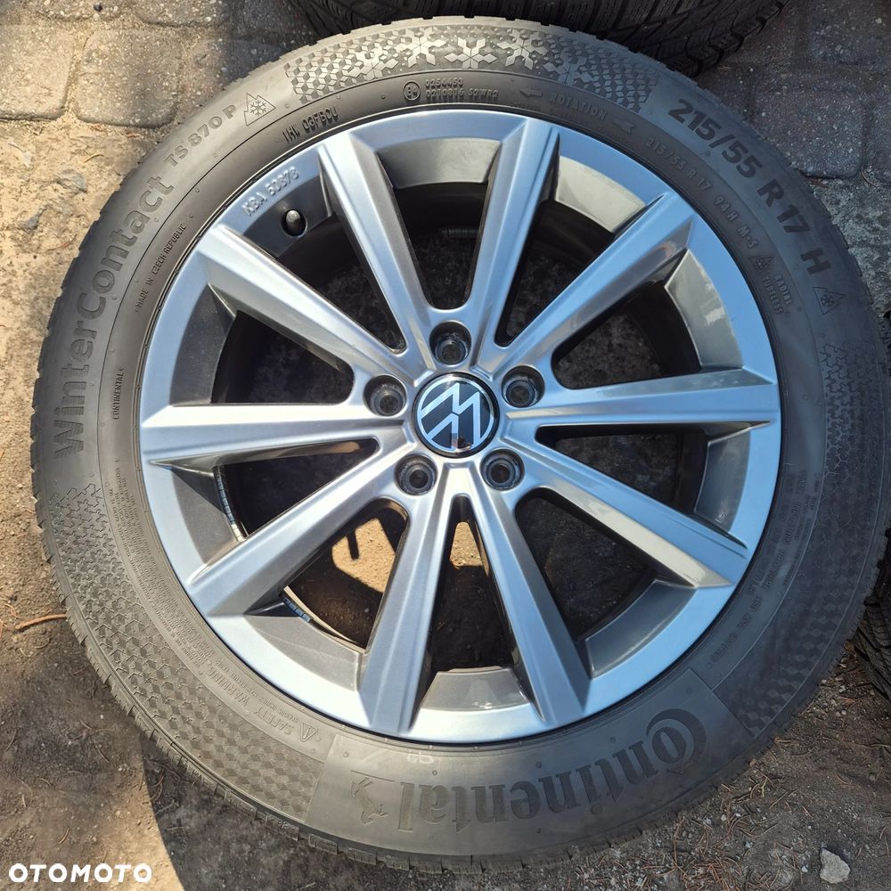 ZIMA KOŁA 215/55 R17 W PASSAT TOURAN SHARAN T-ROC SUPERB OCTAVIA KAROQ YETI - 5