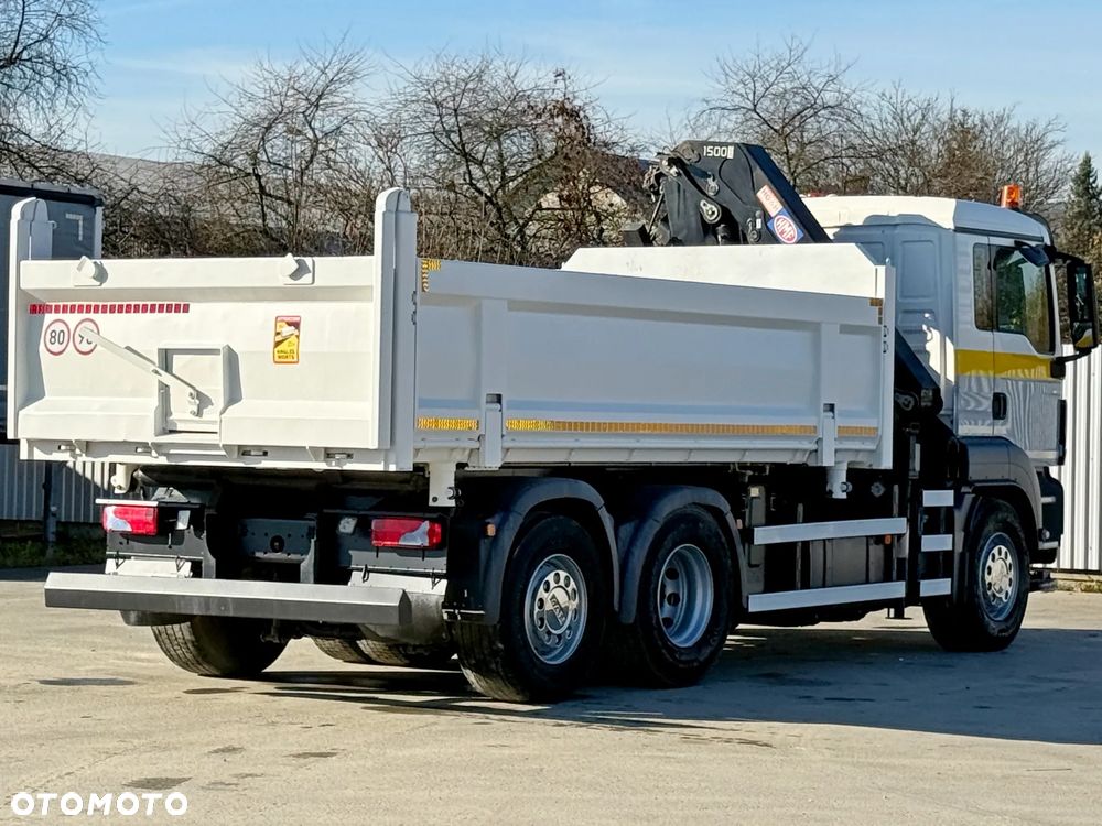 MAN TGS 28.320 *WYWROTKA 5,05 m * HMF 1500 - K2 * STAN BDB - 7