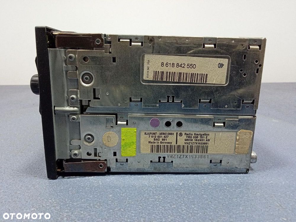 VW SHARAN I PASSAT B5 GOLF IV RADIO NAWIGACJA MFD 7M0035191E - 4