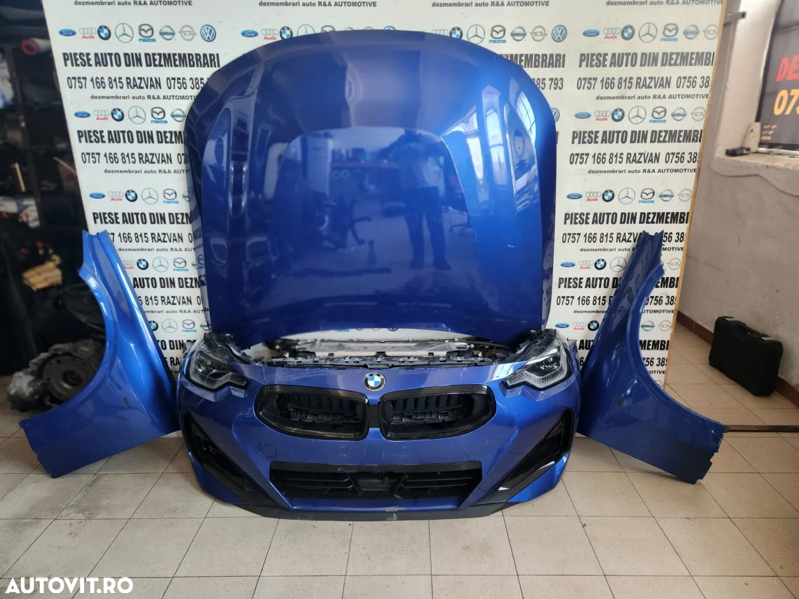 Fata Completa Bara Capota Aripi Trager Armatura Radiator GMV Faruri Full Led Bmw Seria 2 Coupe G42 - 5