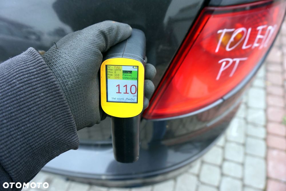 KLAPA BAGAŻNIKA TYLNA TOLEDO III 5P LS9N  CZARNY SEAT 2004-2009 - 5