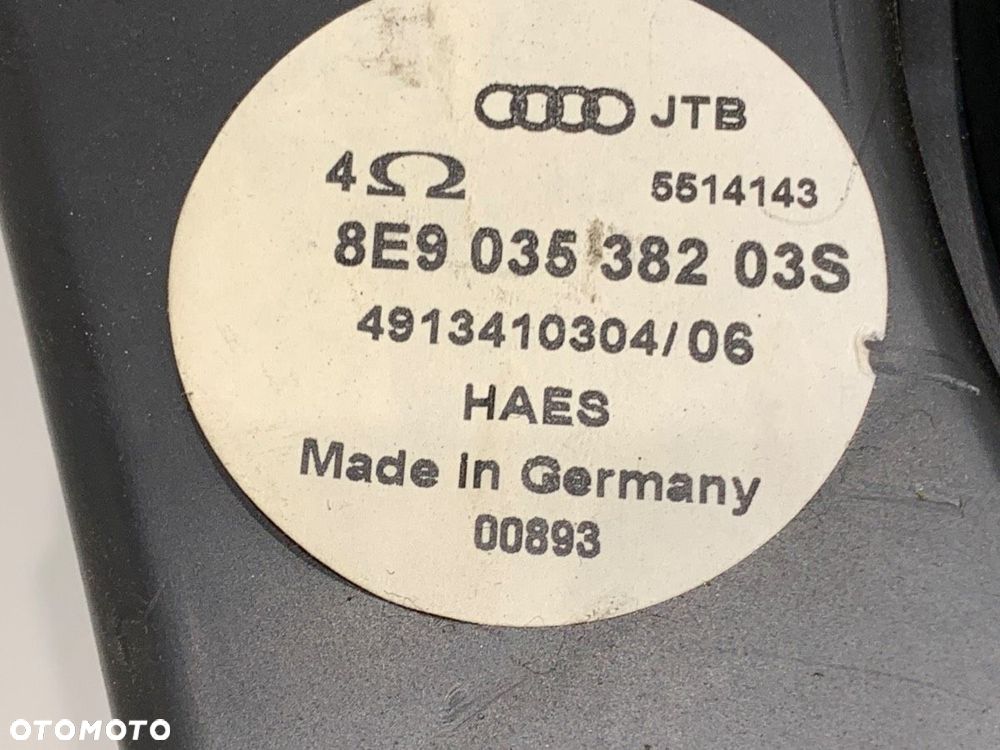 SUBWOOFER  AUDI A4 B7 Avant (8ED) 2004 - 2008 2.0 TDI 16V 103 kW [140 KM] olej napędowy 2004 - 2008 - 4