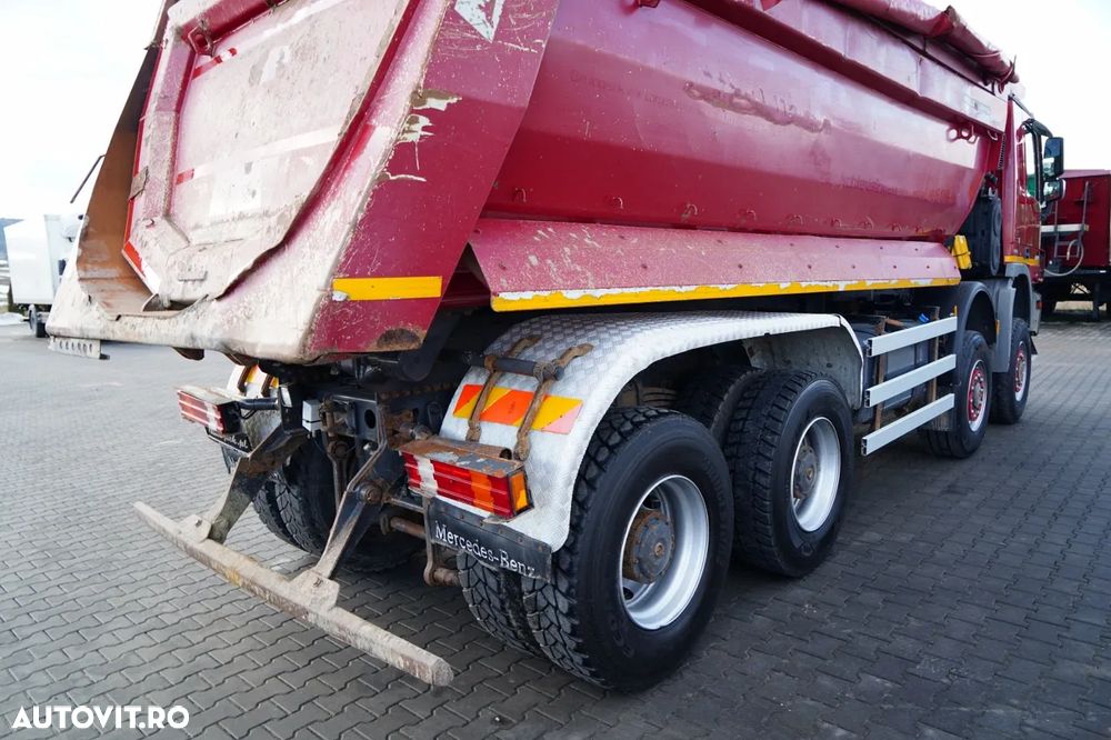 Mercedes-Benz ACTROS 4144 / 8x8 / BASCULATOR SPATE / MEILLER KIPPER / EURO 5 - 17