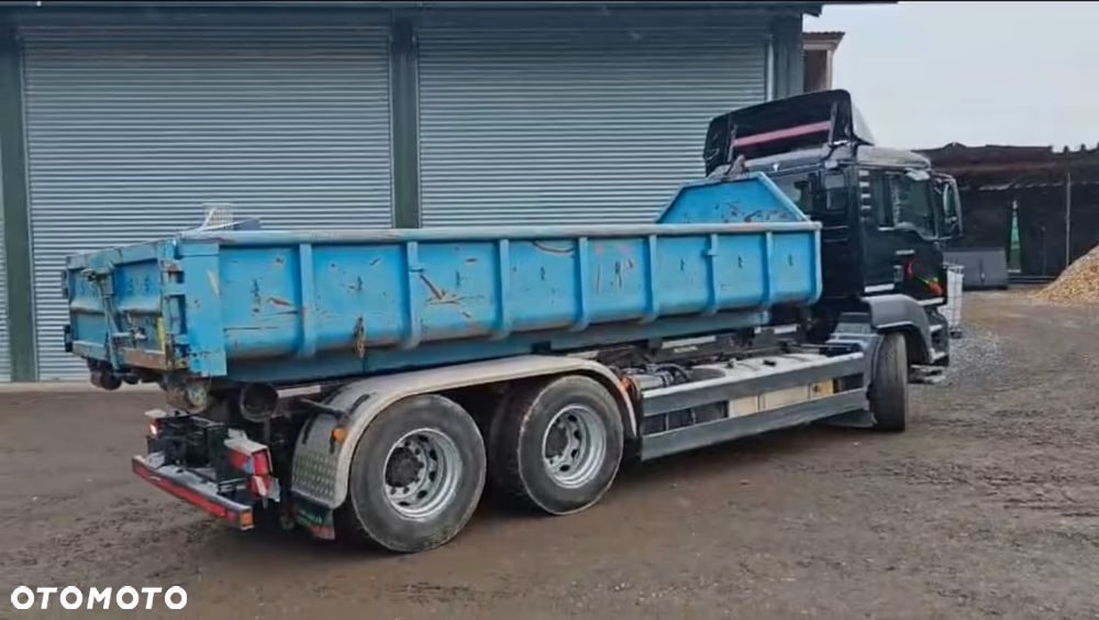 MAN TGS 26.440 6x4 – Meiller z systemem HDS (roll-off) + Kontener + Przyczepa – Euro 5 - 4