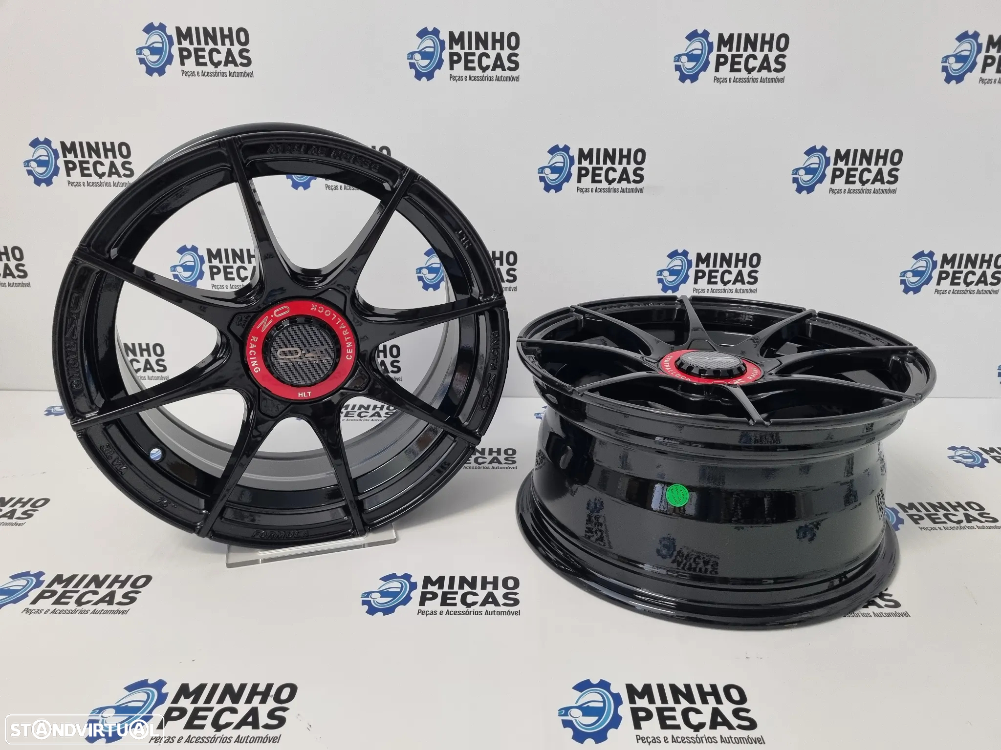 Jantes OZ Formula HLT em 15 (4x100) Preto Brilho - 4