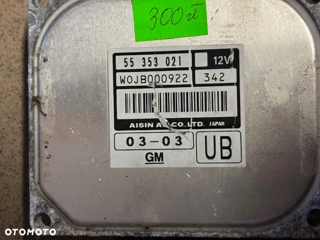 STEROWNIK SKRZYNI BIEGÓW OPEL VECTRA C SIGNUM 3.2 55353021 - 2