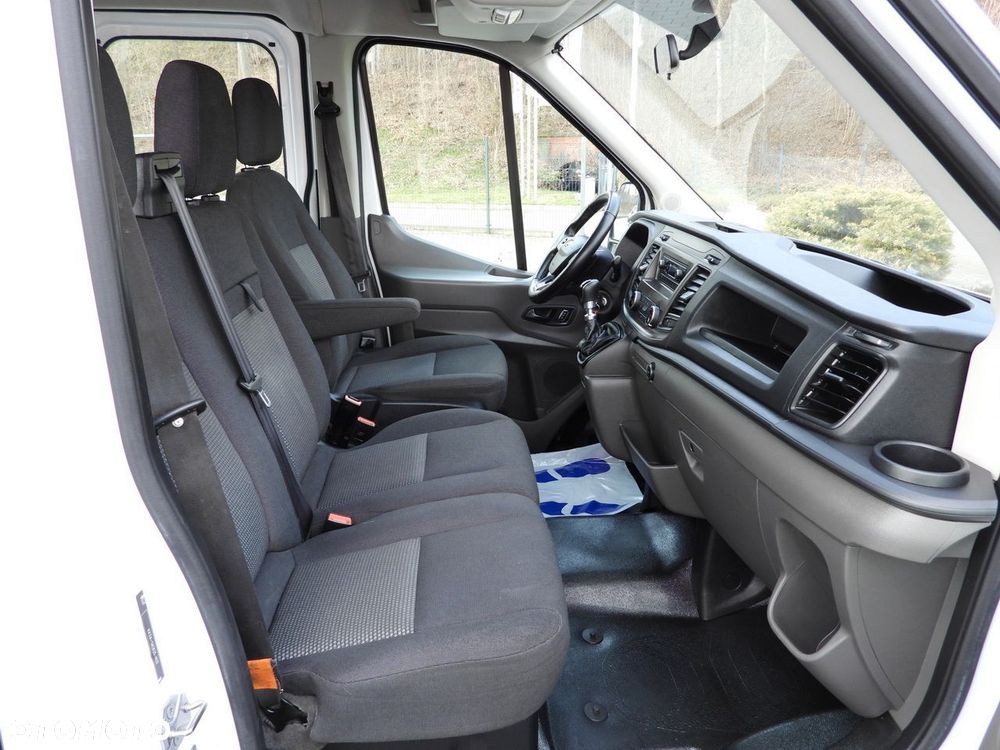 Ford TRANSIT SKRZYNIA PLANDEKA PODWÓJNA KABINA DOKA 7 MIEJSC TEMPOMAT LEDY KLIMATYZACJA  130KM - 31