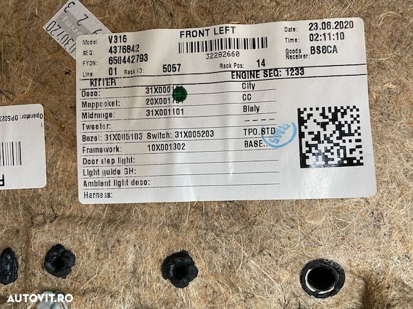 Fata de Usa Stanga Volvo XC40 32282660 - 2